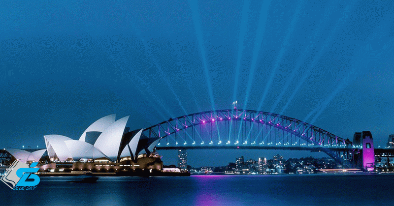نمایی زیبا از شهر سیدنی استرالیا