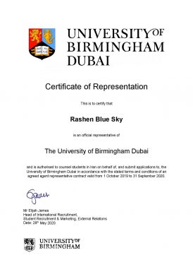 The University of Birmingham Dubai