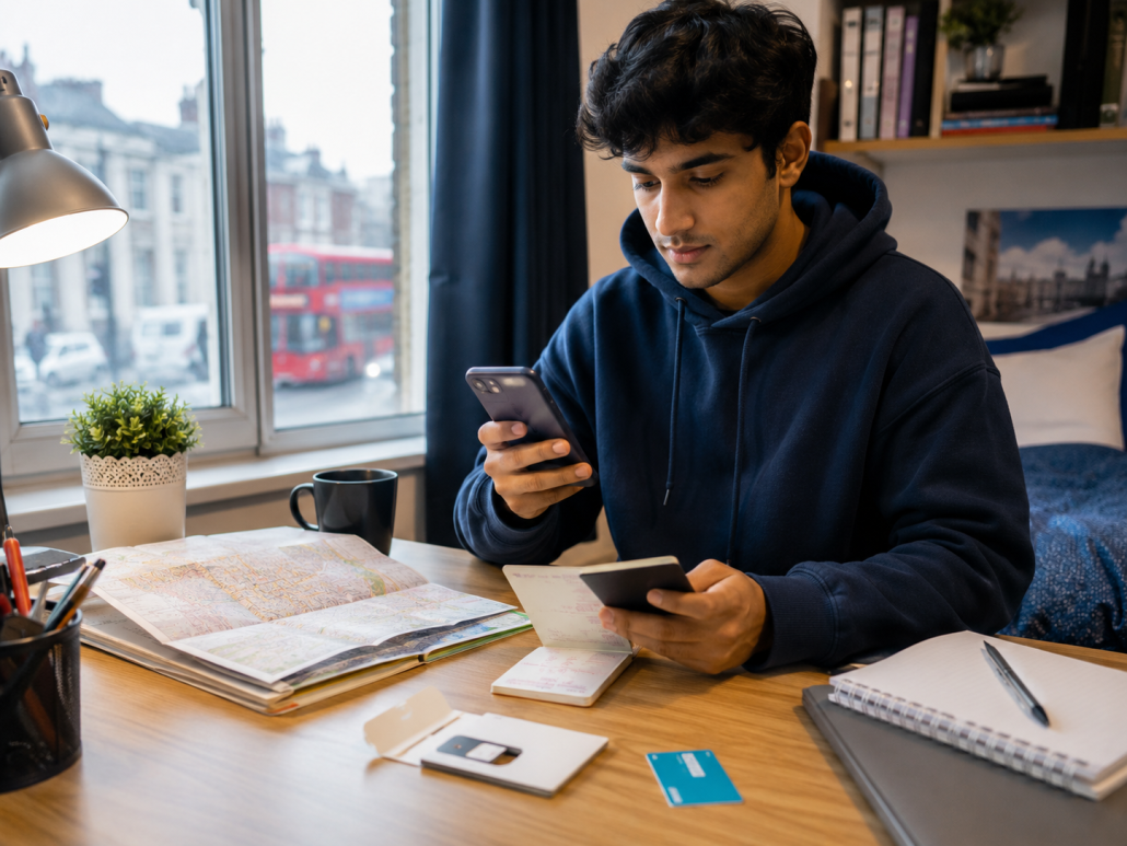 افتتاح حساب بانکی و خرید سیم کارت در UK برای دانشجویان