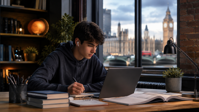 تحصیل آنلاین GCSE و A-Level در انگلستان